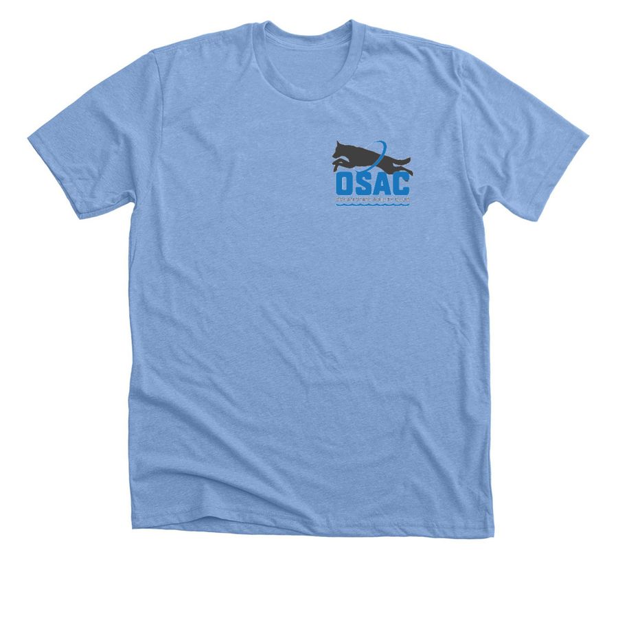The Whale Cup, a Heather Carolina Blue Premium Unisex Tee