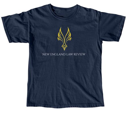 New England Law Review T-Shirt, a True Navy Comfort Colors Unisex Tee