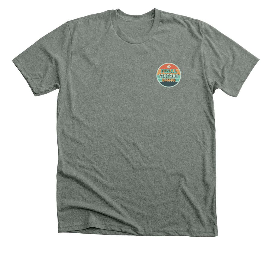 Second Chance Sunset, a Deep Heather Premium Unisex Tee