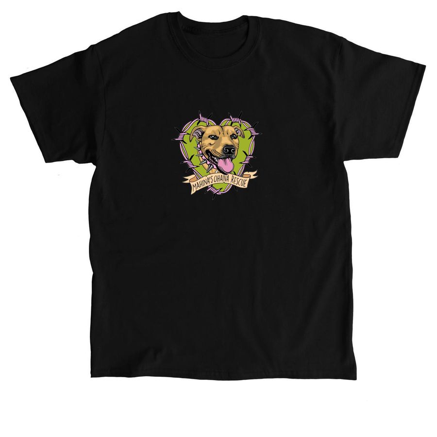 ?Mahina?s Ohana Rescue? logo tees, a Black Classic Unisex Tee