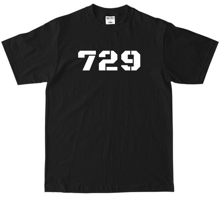 7 2 9 LOGO&nbsp;, a Black Max Heavyweight Tee