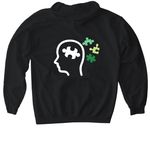 ACHS Mental Health Awareness Fundraiser, a Black Gildan Softstyle Pullover Hoodie (back-view)