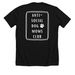 TXHR - Anti-Social Dog Moms Club, a Solid Black Blend Premium Unisex Tee (back-view)