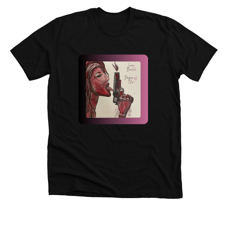 Dangerously Close Clothes - 2 Sided Front Art, a Solid Black Blend Premium Unisex Tee