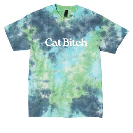 Cat Bitch, a Planet Earth Colorburst Crystal Tie Dye Tee