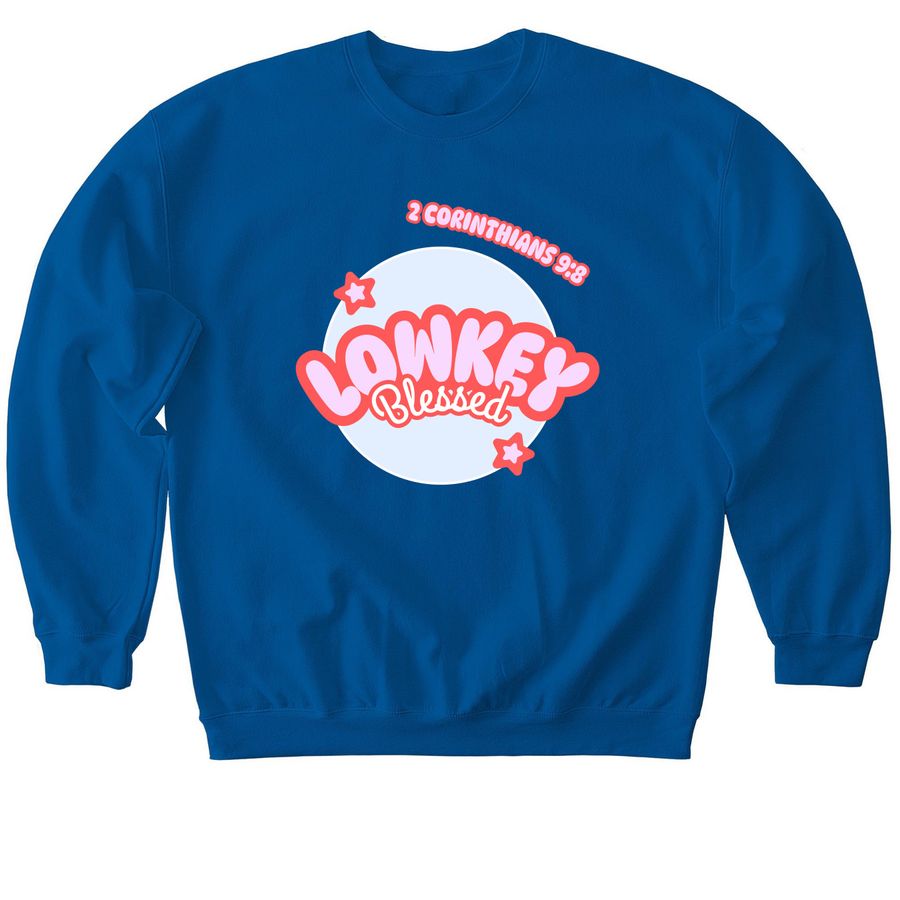 Lowkey, a Royal Softstyle Crewneck Sweatshirt