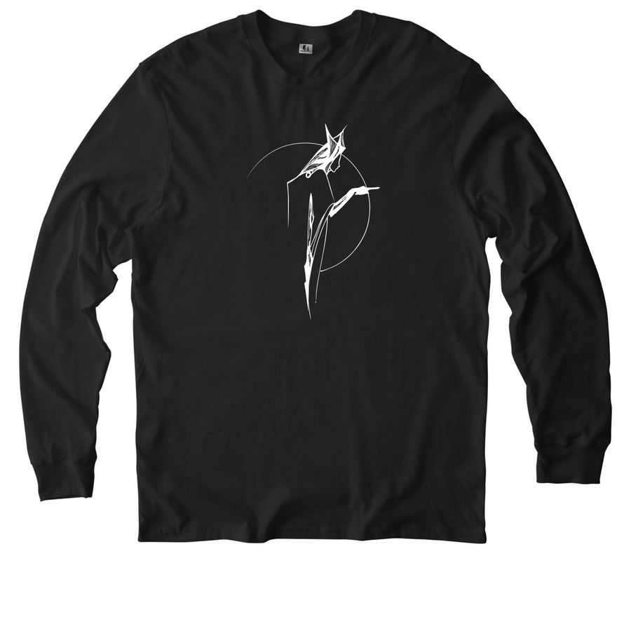 Pop the Bubble, a Deep Black Allmade Organic Cotton Long Sleeve Tee