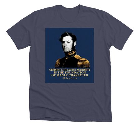 1861-1865, Duty and Honor, a Heather Midnight Navy Premium Unisex Tee