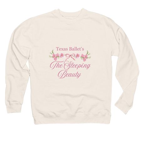 Texas Ballet Sleeping Beauty Sweatshirt&nbsp;, a Bone Midweight Crewneck Sweatshirt