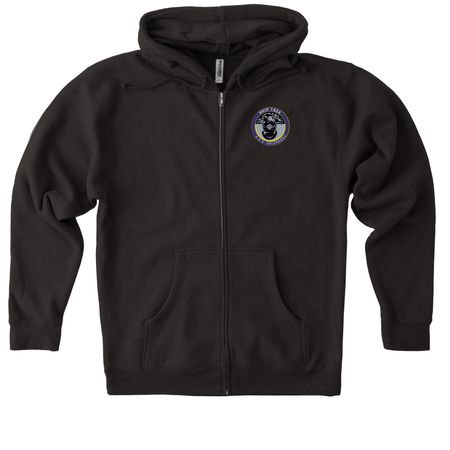 Ship 1926, a Black Heavyweight Zip Up Hoodie