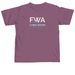 Shirt - Support Your Local FL Writer, a Berry Comfort Colors Unisex Tee (back-view)