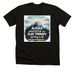 Paintbrush & Mountain Skies, a Black Heather Premium Unisex Tee