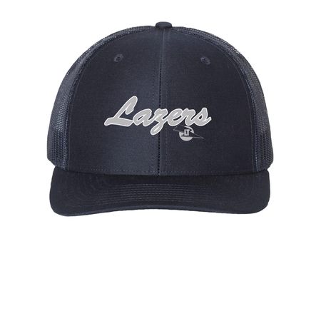 Lazers Hats, a Navy Printed Snapback Trucker Cap