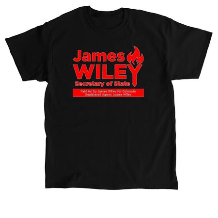 James Wiley ? Election Integrity Tee (Black), a Black Classic Unisex Tee