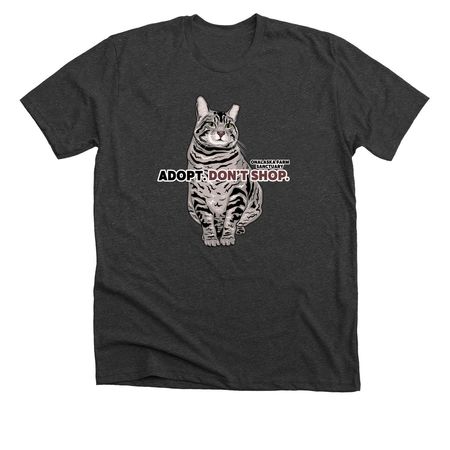 Hamilton&nbsp;, a Dark Grey Heather Premium Unisex Tee