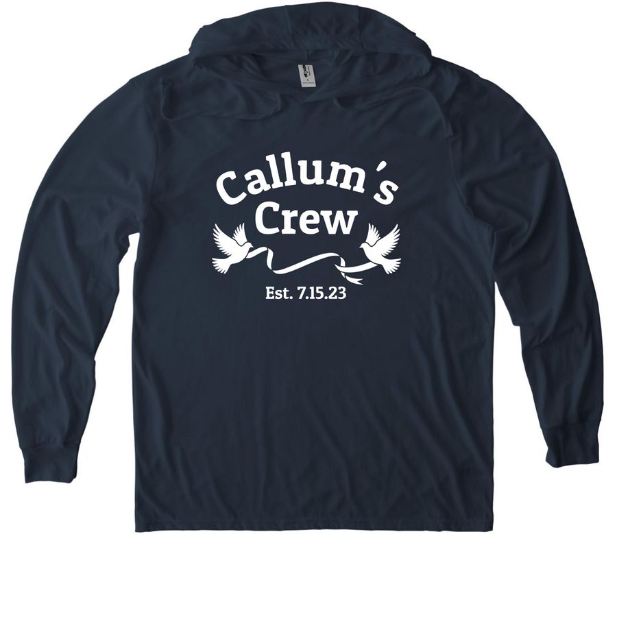 Callum's Crew - 2026 March for Babies, a Rebel Blue Allmade Eco Triblend Hoodie Tee