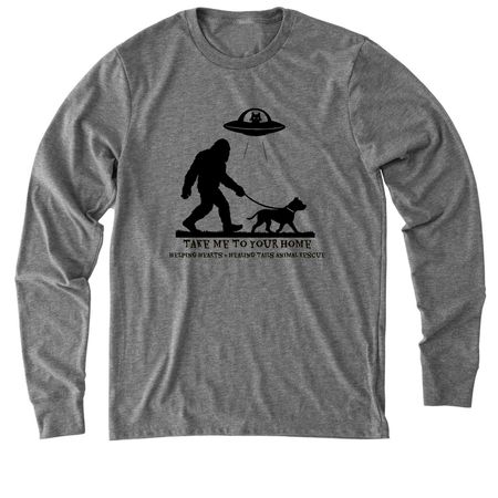 Crypto&nbsp;, a Aluminum Grey Allmade Eco Triblend Long Sleeve Tee