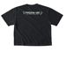 FSS - Seafoam Logo, a Black Comfort Colors Boxy Tee (back-view)
