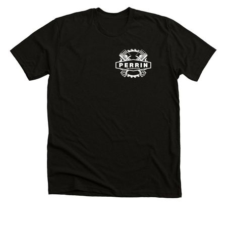 Bush Hog Cigs, a Black Heather Premium Unisex Tee