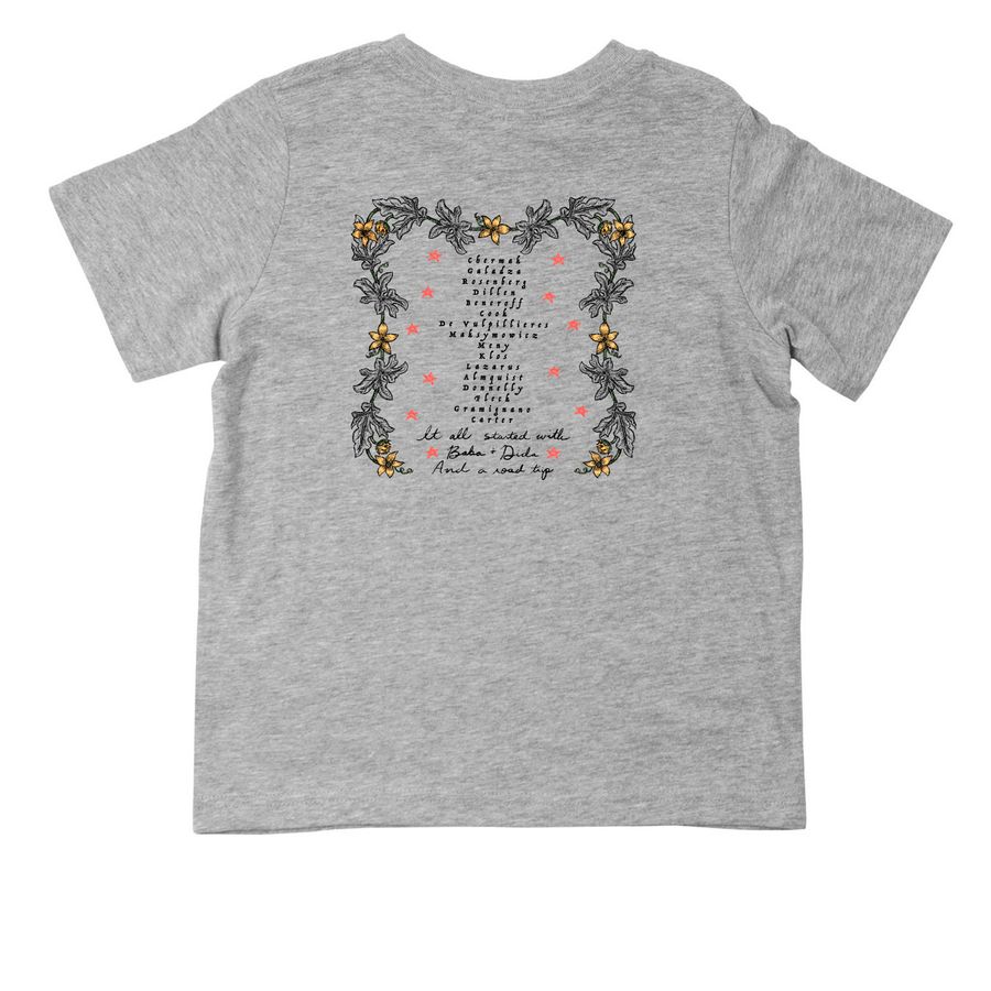 Outer Banks 2026- toddler, a Heather Toddler Tee (back-view)