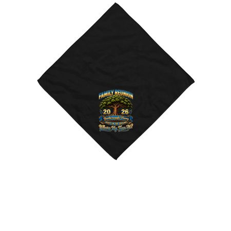 2026, a Black Cotton Bandana