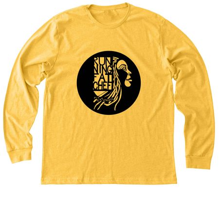 Signature Running Fat Chef Gear, a Heather Yellow Gold Premium Long Sleeve Tee