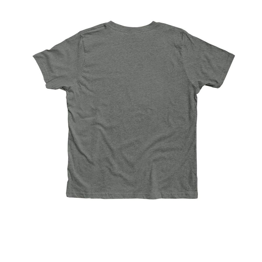 Classic Collection, a Deep Heather Premium Youth Tee (back-view)