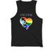SPCA-NN Pride Logo, a Black Premium Cotton Tank