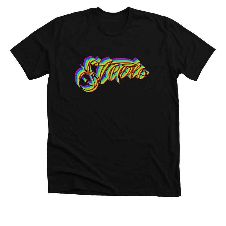 Steplo, a Solid Black Blend Premium Unisex Tee