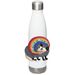 Fierce Ally Water Bottle, a White Stainless Steel Water Bottle