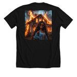 I?m Trying My Best, a Solid Black Blend Premium Unisex Tee (back-view)