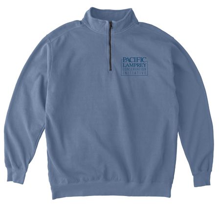 PLCI Shirts and Sweatshirts, a Blue Jean Comfort Colors Quarter Zip Pullover