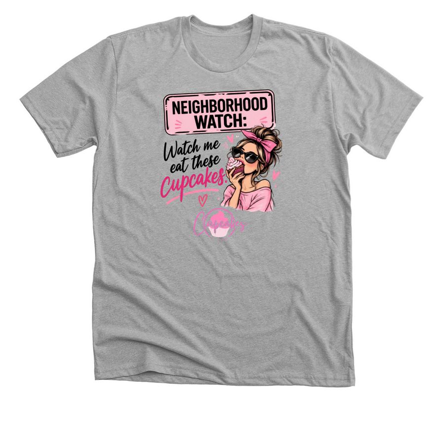 Neighborhood watch&nbsp;, a Athletic Heather Premium Unisex Tee