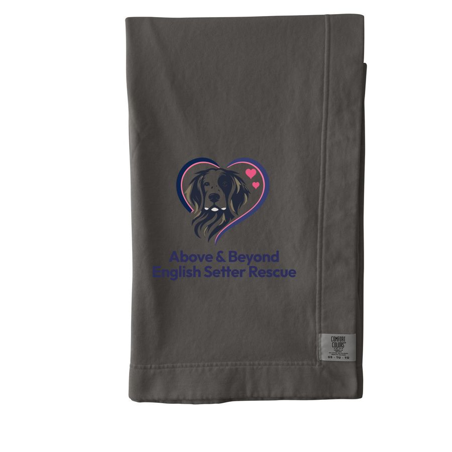 Setter Snuggles, a Pepper Comfort Colors Blanket