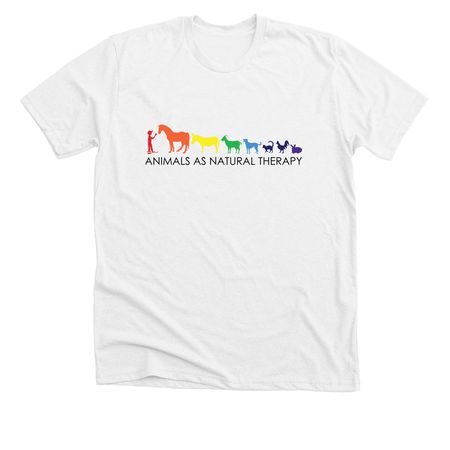 PRIDE!, a Solid White Blend Premium Unisex Tee