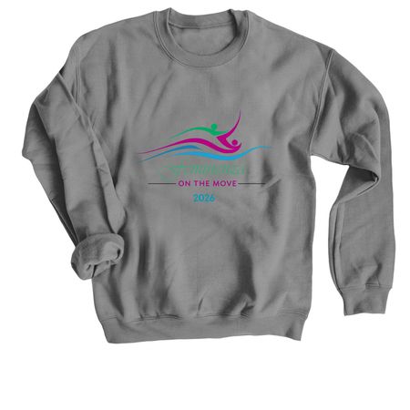 Feminenza on the Move: 2026, a Charcoal Crewneck Sweatshirt