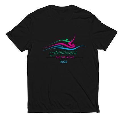 Feminenza on the Move: 2026, a Deep Black Allmade Eco Triblend Unisex Tee