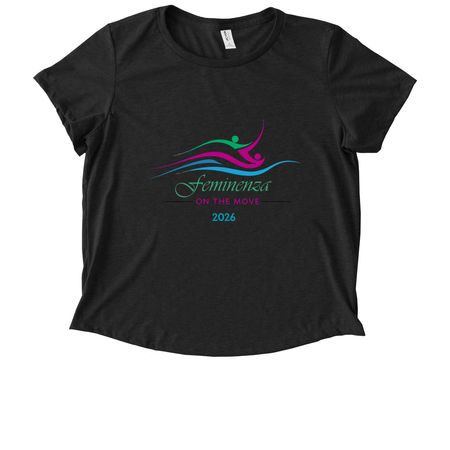 Feminenza on the Move: 2026, a Space Black Allmade Eco Triblend Women?s Scoop Neck Tee