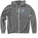 ABDC Hoodie, a Deep Heather Zip Up Hoodie