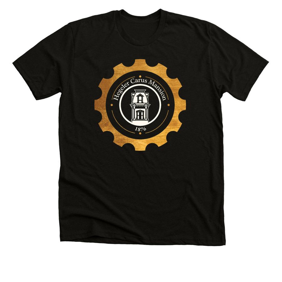 Hegeler Carus Mansion Anniversary Shirt, a Solid Black Blend Premium Unisex Tee