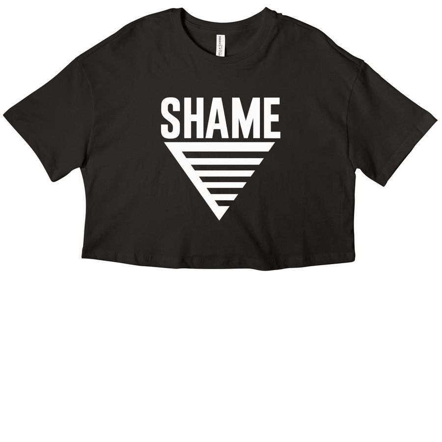 Homes Brewery Shame T Shirt, a Black Women?s Cropped Cotton Tee