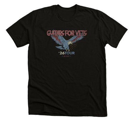 2026 G4V Tour Tee, a Black Heather Premium Unisex Tee