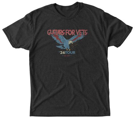 2026 G4V Tour Tee, a Vintage Black Triblend Unisex Tee