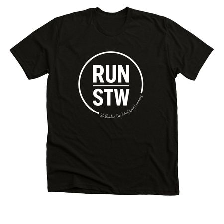 Stillwater Trail And Road Runners, a Solid Black Blend Premium Unisex Tee