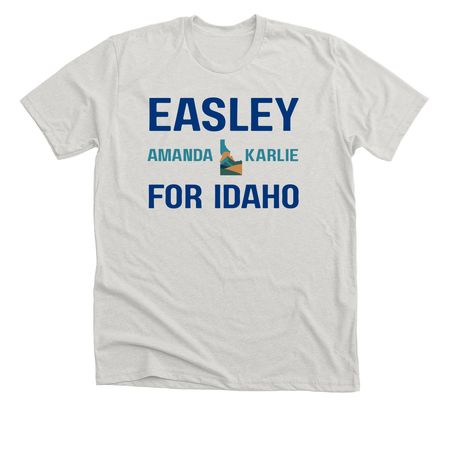 Easley for Idaho Logo Merch&nbsp;, a Heather Cement Premium Unisex Tee