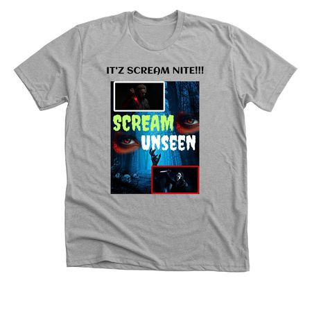 Scream UnseeN POW!, a Athletic Heather Premium Unisex Tee