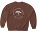 Angaza Design 2, a Cocoa Softstyle Crewneck Sweatshirt (back-view)