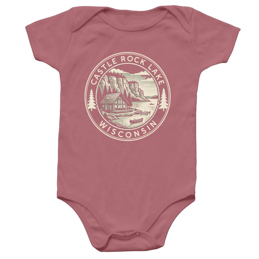 Rosandtrip Onesie, a Mauve Infant Onesie