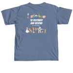 You've Got a Friend in Me Cell Therapy&nbsp;, a Blue Jean Comfort Colors Unisex Tee (back-view)