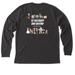 You've Got a Friend in Me Cell Therapy&nbsp;, a Dark Grey Heather Premium Long Sleeve Tee (back-view)